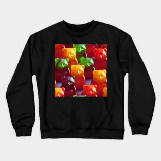 Gummy Bear Pattern Crewneck Sweatshirt
